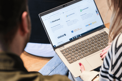 eBuecherhalle auf Laptop