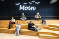 Arbeitsgruppe im Vorderdeck der Zentralbibliothek