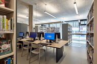 Computerarbeitsplätze in der Bücherhalle Eidelstedt